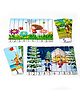 Monkey Minds Strip Puzzles Numbers 1 to 10  Seasons Multicolour - 15 Pieces