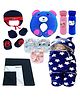 BRANDONN New Born Baby Gift Set Combo Pack for Baby Boys and Baby Girls Pack of 11 - Multicolour