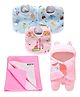 BRANDONN New Born Baby Gift Set Combo Pack for Baby Boys and Baby Girls Pack of 5 Pcs - Multicolour