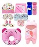 BRANDONN New Born Baby Gift Set Combo Pack for Baby Boys and Baby Girls Pack of 11 Pcs - Multicolour