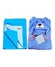 BRANDONN New Born Baby Gift Set Combo Pack for Baby Boys and Baby Girls Pack of 2 - Sky Blue