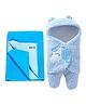 BRANDONN New Born Baby Gift Set Combo Pack for Baby Boys and Baby Girls Pack of 2 Pcs -  Blue