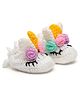 MayRa Knits Hand Knitted Booties - White