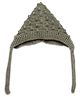 MayRa Knits Hand Knitted Cap - Grey-  Diameter 25.4 Cms