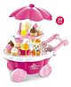 Adkd Ice Cream Toy Cart Play Set with Music & Light Pack of 39 - Multicolor