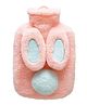 FunBlast Cartoon Design Hot Water Bag with Soft Cover 1000 ml - Pink