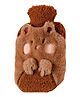 FunBlast Cartoon Design Hot Water Bag with Soft Cover 1000 ml - Brown