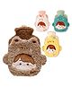 FunBlast Cartoon Design Hot Water Bag with Soft Cover 1000 ml - Brown