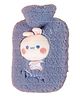 FunBlast Rabbit Design Hot Water Bag with Soft Cover 1000 ml - Purple