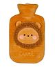 FunBlast Lion Face Design Hot Water Bag with Soft Cover 1000 ml - Brown