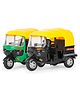 Fiddlerz Pullback Auto Rickshaw Toy Model with Movable Handle Toy - Colour May Vary