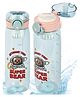 Fiddlerz Anti-Leak Non-Toxic & BPA Free Water Bottle with Stainer & Lock Blue - 600 ml
