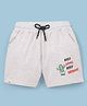 Sundae Kids Mid Thigh Length Lycra Shorts Cactus Print - Melange