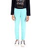 3Pin Solid Stretched Jegging - Aqua Blue