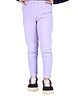3PIN Solid Stretched Jeggings - Light Purple