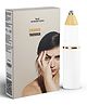 Winston Rechargeable Eyebrow Trimmer for Women, Nose and Ear Trimmer-White & Gold