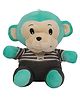 Babyjoys Cute Toto Monkey Stuffed Soft Toy Green - Height 30 cm
