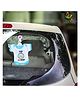 babywish Baby on Board Car Decals Cloth Safety Sign Board Come with One Hanger & One Large Vacuum Suction Cups Naughty Baby On Board- Blue