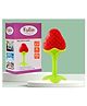 Kritiu Fruit Shaped Silicone Stand Teether - Red