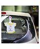 babywish Baby on Board Car Decals Cloth Safety Sign Board Come with One Hanger & One Large Vaccum Suction Cups Sleeping Prince On Board - Yellow