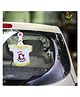 babywish Baby on Board Car Decals Cloth Safety Sign Board Come with One Hanger & One Large Vaccum Suction Cups Baby On Board Large Bear Print - Yellow