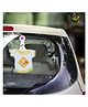babywish Baby on Board Car Decals Cloth Safety Sign Board Come with One Hanger & One Large Vaccum Suction Cups Baby On Board Cute Print- Yellow