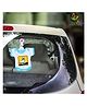 babywish Baby on Board Car Decals Cloth Safety Sign Board Come with One Hanger & One Large Vaccum Suction Cups accum Suction Cups Baby On Board Handsome Boy Print- Blue