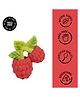 Oli & Carol Natural Rubber Teether for baby- Soft & Chewable Fruit Teether- Valery the Raspberry