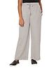 TeenTrums Solid Flared Track Pants - Grey