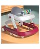 Multifunctional 2 in 1 Baby Activity Walker With anti Fall Protection & Adjustable Height Without Foot Mat - Red| Anti-fall Protection| Speed Control| Compact Fold| Adjustable Seat| Push Walker| Smooth Swivel Wheels