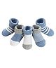 MOMISY Cotton Ankle Length Socks Pack of 5 - Blue