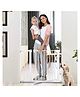 Baybee Auto Close Baby Safety Gate with Lock System - White