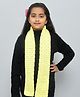 Funkrafts Handmade Woollen Muffler -Yellow