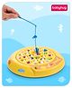 Babyhug Musical Fish Catching Game With Rotating Board 21 Fishes - Multicolour