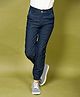 Lilpicks Couture Solid Joggers Style Denim Jeans Pant - Navy Blue