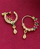 Yellow Chimes Nose Rings for Women Set of 2 Pcs Nosepins Traditional Gold-Plated White & Pink American Diamond Nose Pins for Women and Girls