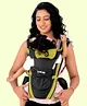 LuvLap Toddler Elegant Baby Carrier With 4 Carry Positions, For 4 To 24 Months Baby, Max Weight Up To 15 Kgs (Black & Green)