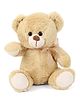 Starwalk Bear Plush Soft Toy With Side Ribbon Dark Beige - Height 25 cm