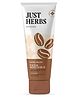 Just Herbs Coffee Face & Body Scrub for Blackheads Removes Tanning & Glowing Skin - 100 g
