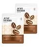 Just Herbs Sheet Mask for Acne & Tanning with Coffee and Cinnamon Pack of 2 - 20 g