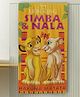 Sassoon Disney Lion King Cotton Kids Bath Towel with Gift Box in 400 GSM- Yellow