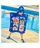 Sassoon Paw Patrol Cartoon Printed Hooded Poncho Towel  - Multicolour