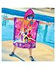 Sassoon Princess Cartoon Printed Hooded Poncho Towel  - Multicolour