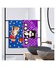 Sassoon 100% Cotton 300 GSM Kids Cartoon Super Soft Printed Hand Towel for Bathroom Pack  of 2- Blue Purple
