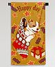 Sassoon Cartoon Printed Extra Large Cotton Bath Towel 300 GSM  Happy Day - Yellow