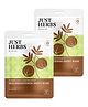 Just Herbs Vitamin C Sheet Mask for Skin Brightening with Amla & Liquorice Pack of 2 - 20 g Each