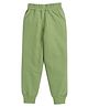Aww Hunnie Full Length Solid Jogger - Green