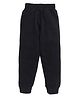 Aww Hunnie Full Length Solid Jogger - Black