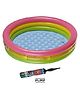 NHR Inflatable Kids Swimming Pool With Air Pump - Multicolor