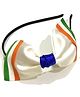 SKD Republic Day Theme Tricolour Bow Style Hair Band - Orange & Multi Colour